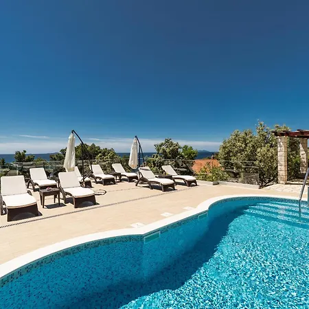 Seaside With A Swimming Pool Prizba, Korcula - 10056 公寓